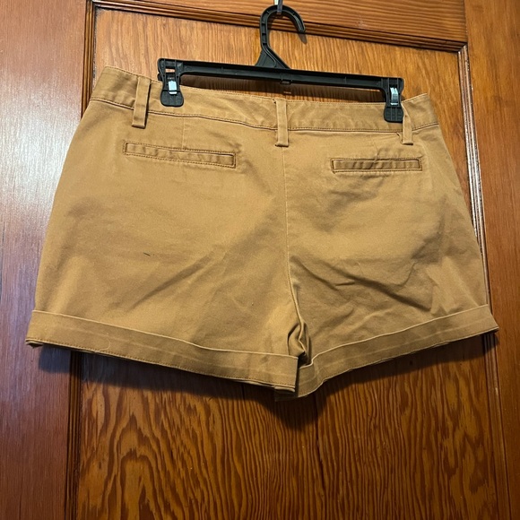 Lands' End Women's Brown Tan Size 8P Mid Rise Summer Shorts - Picture 2 of 4
